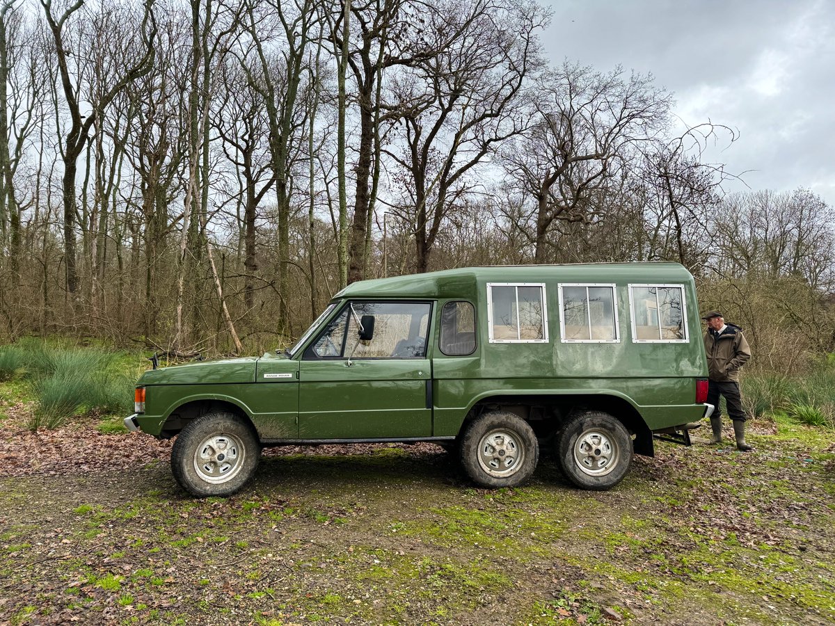 bensamuelson's tweet image. I was told that two of these were built: one for the Duke of Edinburgh and one for Rocco Forte. This is the latter, still in its original hands and being used for its original purpose. The coolest car I’ve ridden in throughout 2023 might be the last.
