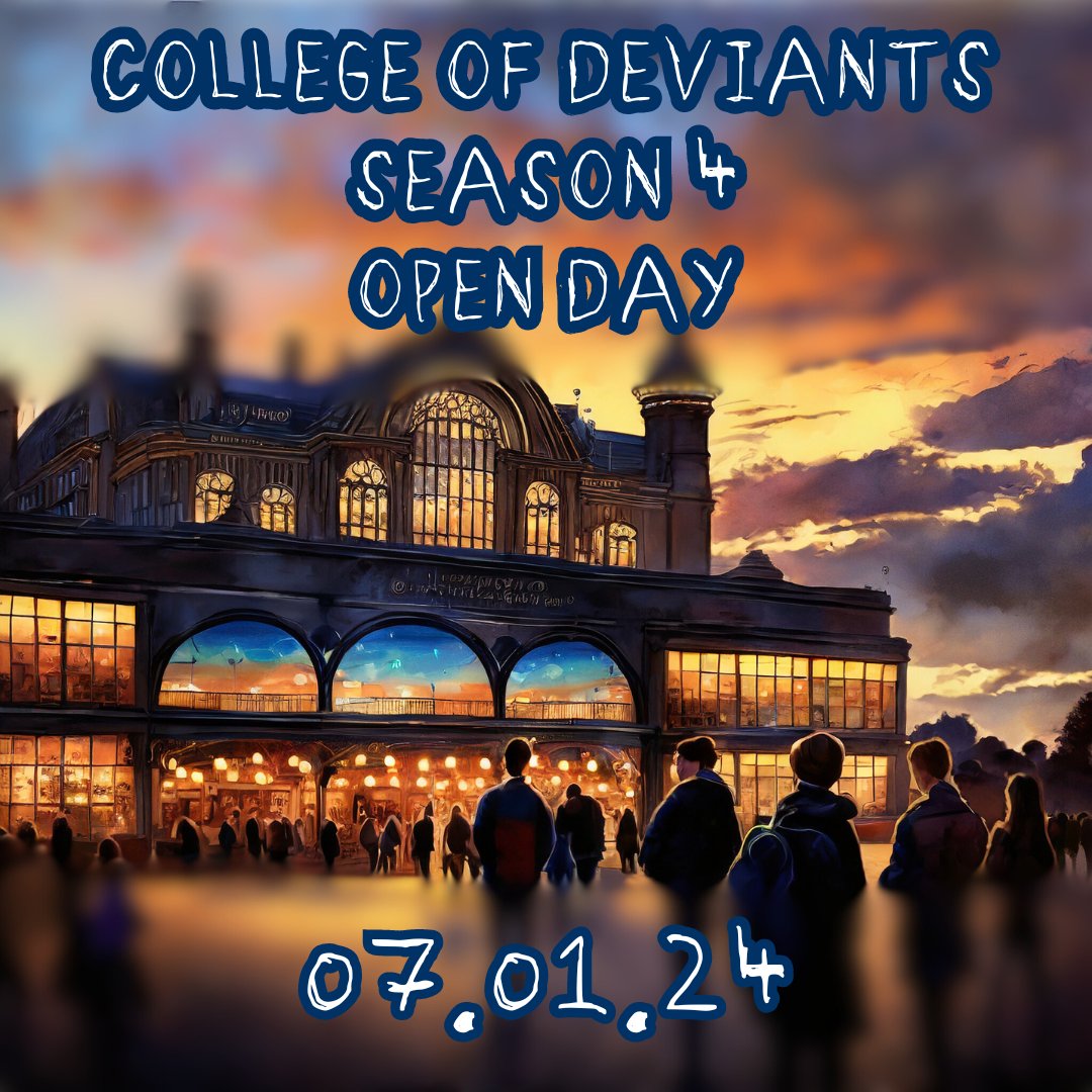 🎪 CALLING ALL CREATIVES 🎪

We're having an open day in Manchester recruiting for the deviants!

It’s for people chasing a creative career or wanting to get back into one after some time off.

Email: collegeofdeviants@gmail.com for info on how to get involved!