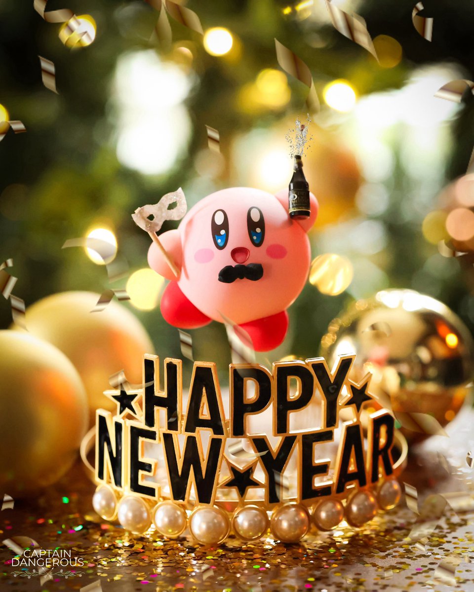 CaptDangerous64's tweet image. Have a Happy New Year my friends! I’m ready for new adventures in 2024 🍾 #kirby #NewYear2024 @KirbyInformer