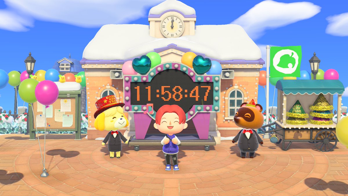 Well, everyone, we've made it to the last day of 2023! We'll be holding a Countdown event in the plaza so we can all ring in the new year together! I can't wait to count down to the last moment of 2023 with all the residents! I hope you have a wonderful start to 2024.