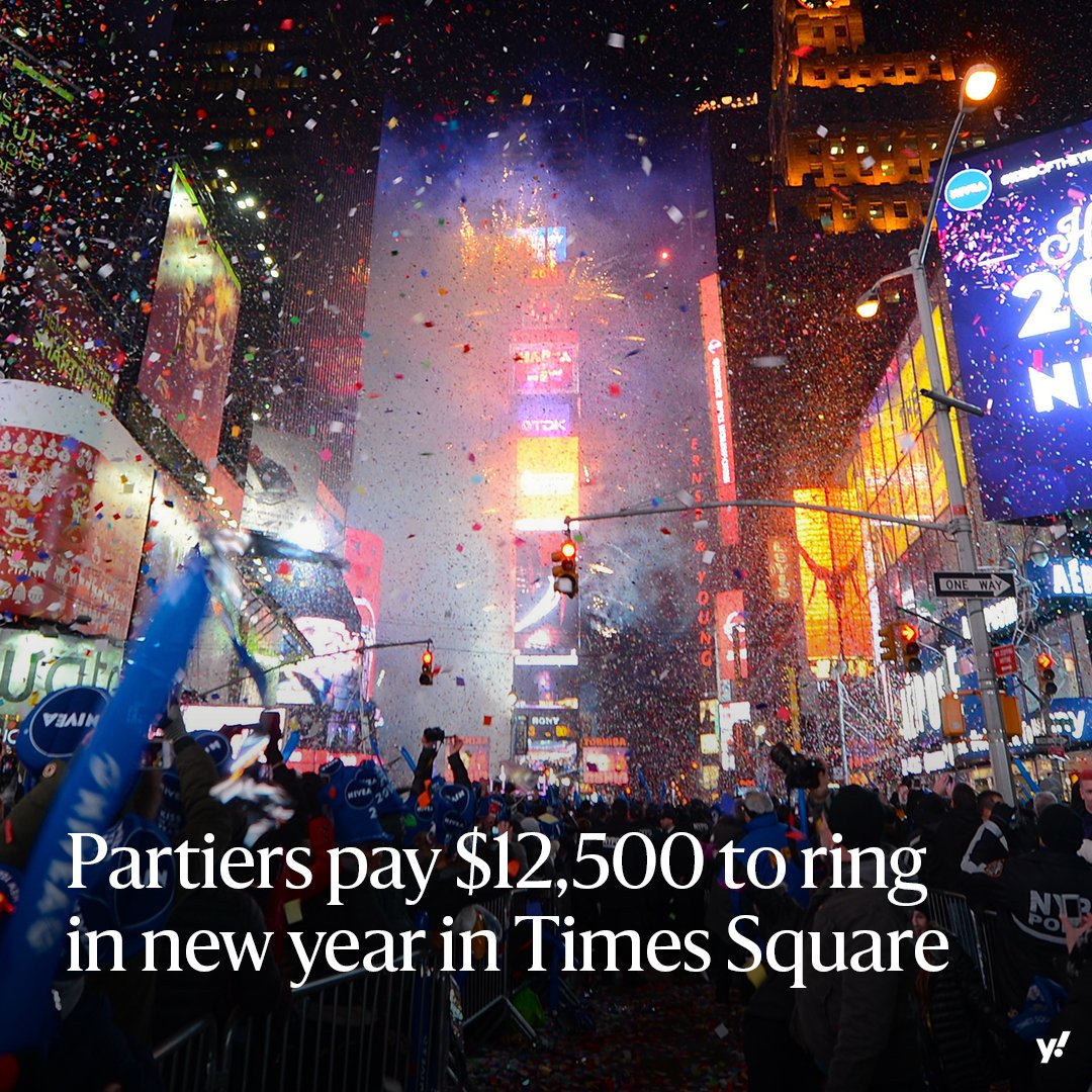 Attending the famous New Year's Eve ball drop is free for those watching from the sidewalks, but some hotels and restaurants near Times Square are offering exclusive party packages priced up to $12,500.⁠ yhoo.it/47hVCCe