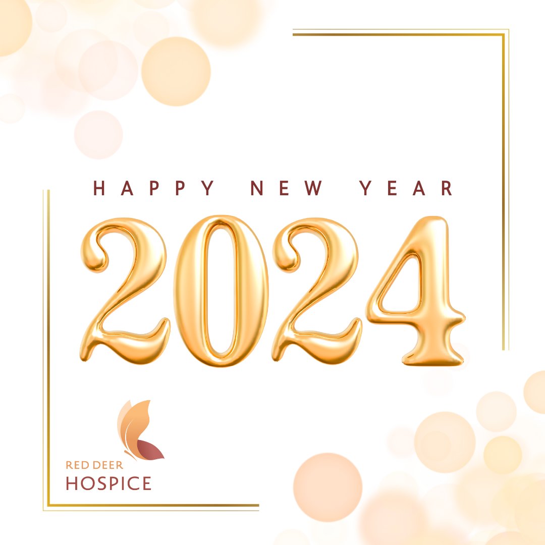 From all of us at Red Deer Hospice, wishing you and yours a Happy New Year and all the best in 2024!

#RedDeer #Hospice #HappyNewYear