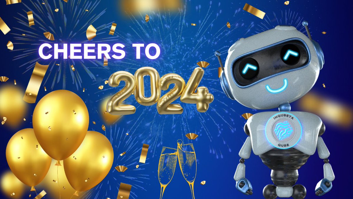 🎉Wishing everyone a spectacular New Year's Eve🥂

✨As the clock ticks down, may your celebrations be filled with joy, laughter, and anticipation for the adventures that 2024 holds.

🌟Cheers to new beginnings and a tech-tastic year ahead! 

#AI2024