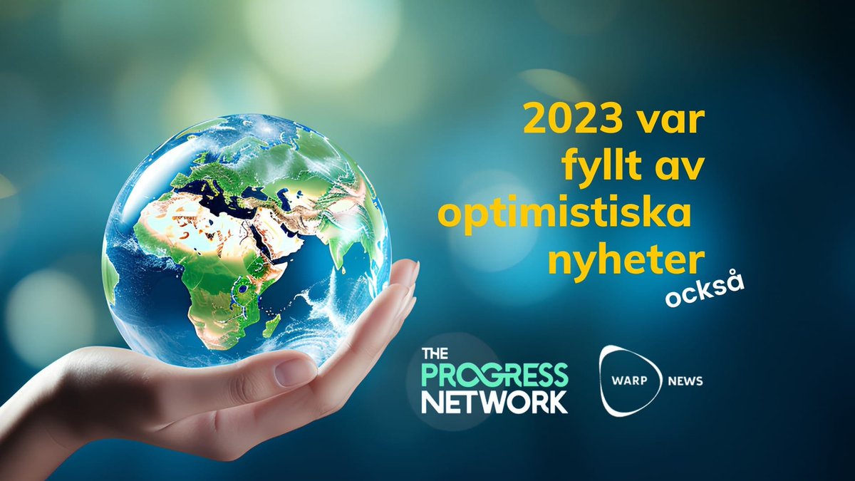 MathiasSundin's tweet image. 💡 52 faktabaserade optimistiska nyheter från varje vecka 2023

Januari
🌍 Ozonskiktet håller på att läka
❌ Guineamask-sjukdomen nästan utrotad
🗳️ Ny studie: Inga belägg för demokratins tillbakagång
💊 Ny behandling mot hudcancer effektivare än förväntat

Februari
🎗 33 procent…