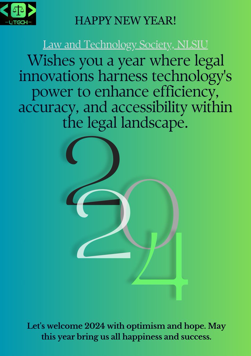 Law and Technology Society, NLSIU tweet media