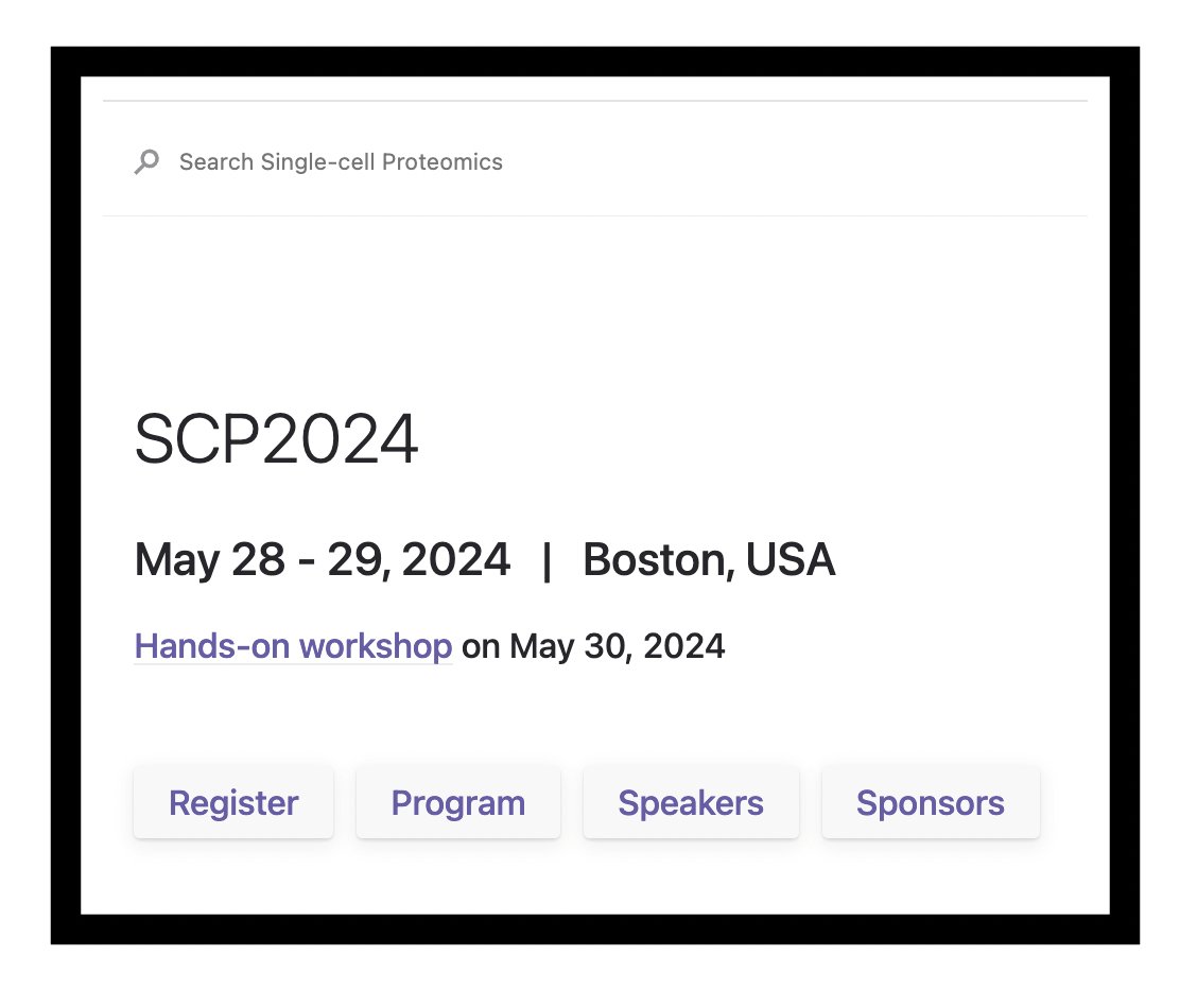 𝗛𝗮𝗽𝗽𝘆 𝗻𝗲𝘄 𝟮𝟬𝟮𝟰! We are excited about SCP2024 💖 single-cell.net/proteomics/scp…