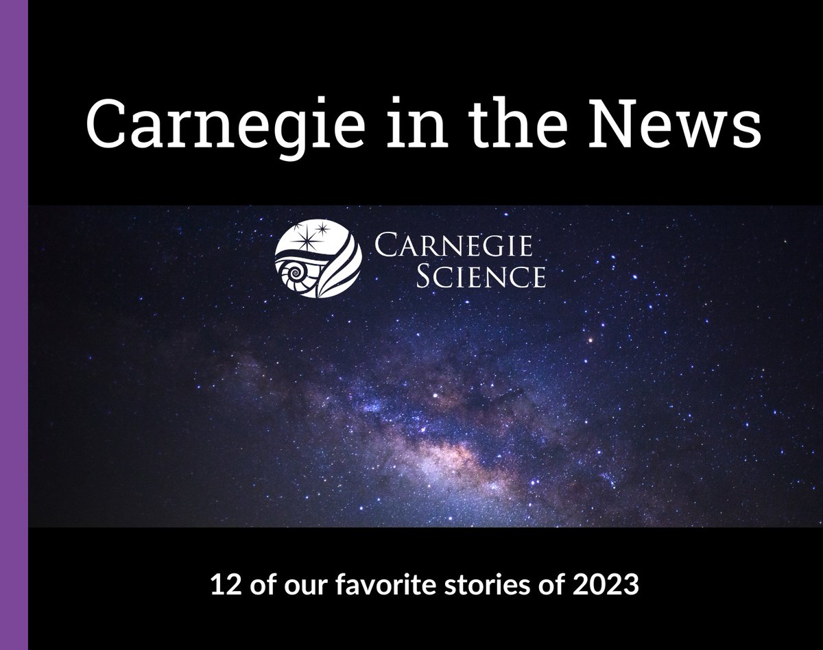 Carnegie Science (@carnegiescience) on Twitter photo We pulled together 12 of our favorite news stories of 2023: Martian meteorites, "forbidden" planets, coral reef conservation, <a href="/giantmagellan/">Giant Magellan Telescope</a> telescope, the birth of the atomic age, Edwin Hubble's legacy, JWST, clean air, Iceland, and more! Check it out: bit.ly/3NLD4TO We pulled together 12 of our favorite news stories of 2023: Martian meteorites, "forbidden" planets, coral reef conservation, <a href="/giantmagellan/">Giant Magellan Telescope</a> telescope, the birth of the atomic age, Edwin Hubble's legacy, JWST, clean air, Iceland, and more! Check it out: bit.ly/3NLD4TO