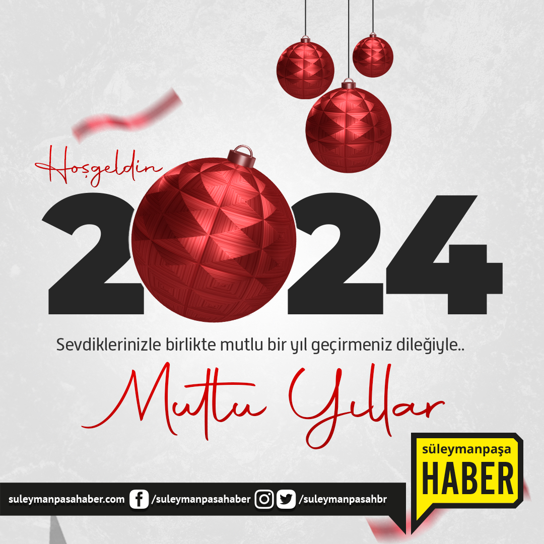 Yeni yıl, daha çok iyilik, umut ve sevinç getirsin! Sağlık, mutluluk ve güzel haberlerimizle dolu bir yıl geçirmeniz dileğiyle!