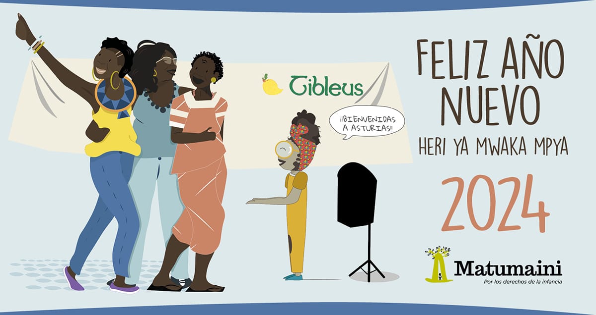 Heri ya mwaka mpya 2024. 

Afrotopia junto a Reinata Sadimba, Remei Sipi y Joanna Choumali lo celebran en el teatro de Pola de Somiedo, sede de nuestro Festival de narración oral.