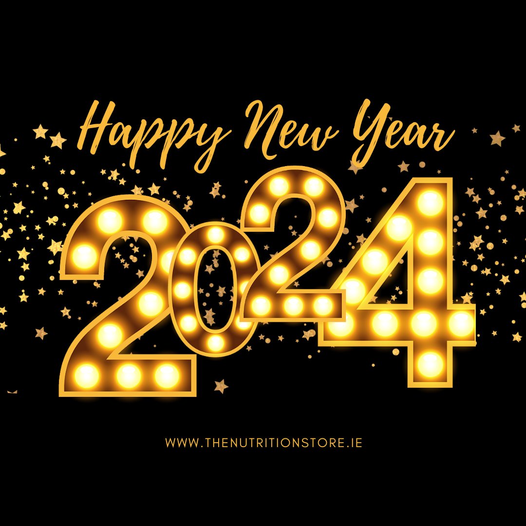 🎉 Happy New Year from The Nutrition Store! 🌟 As we bid farewell to 2024, we want to thank each and every one of our valued customers. 🙏 Your trust and support have been the driving force behind our success, and we couldn't be more thankful. Cheers to a fantastic New Year!🎊