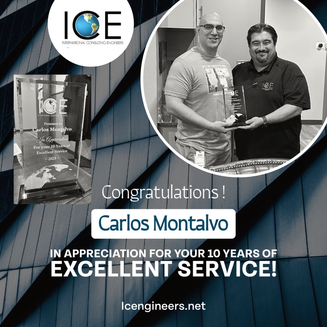 Iceengineers's tweet image. Congrats Carlos Montalvo, PMP !!  #icengineers