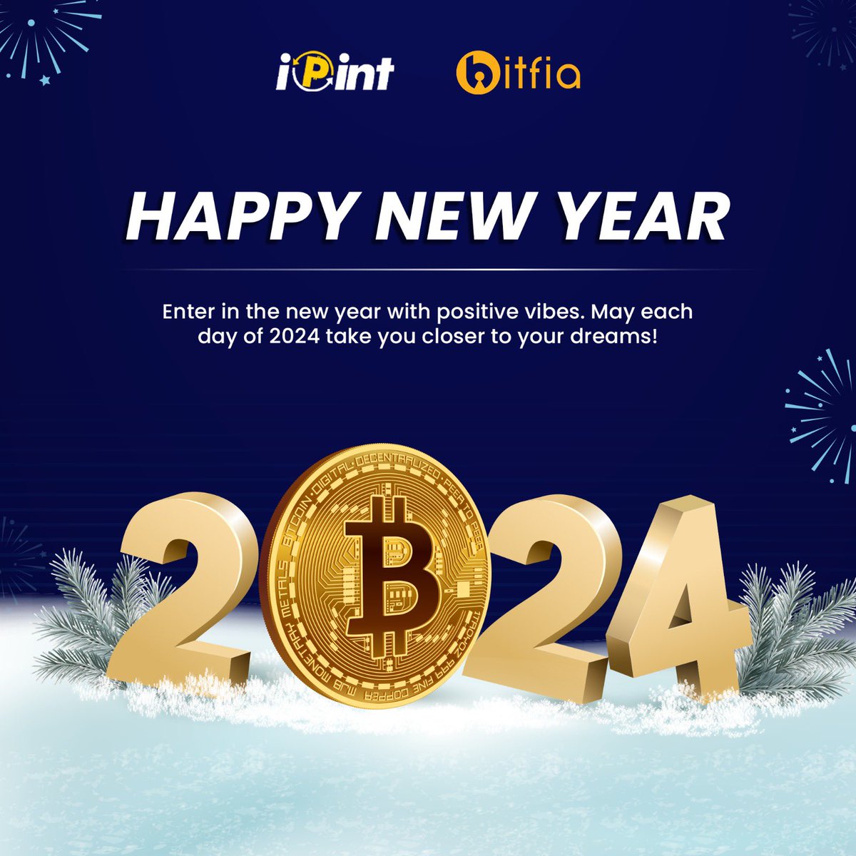 bitfialabs's tweet photo. Bitfia wishes everyone  a great New Year 2024 https://t.co/DRaSUX93Tb