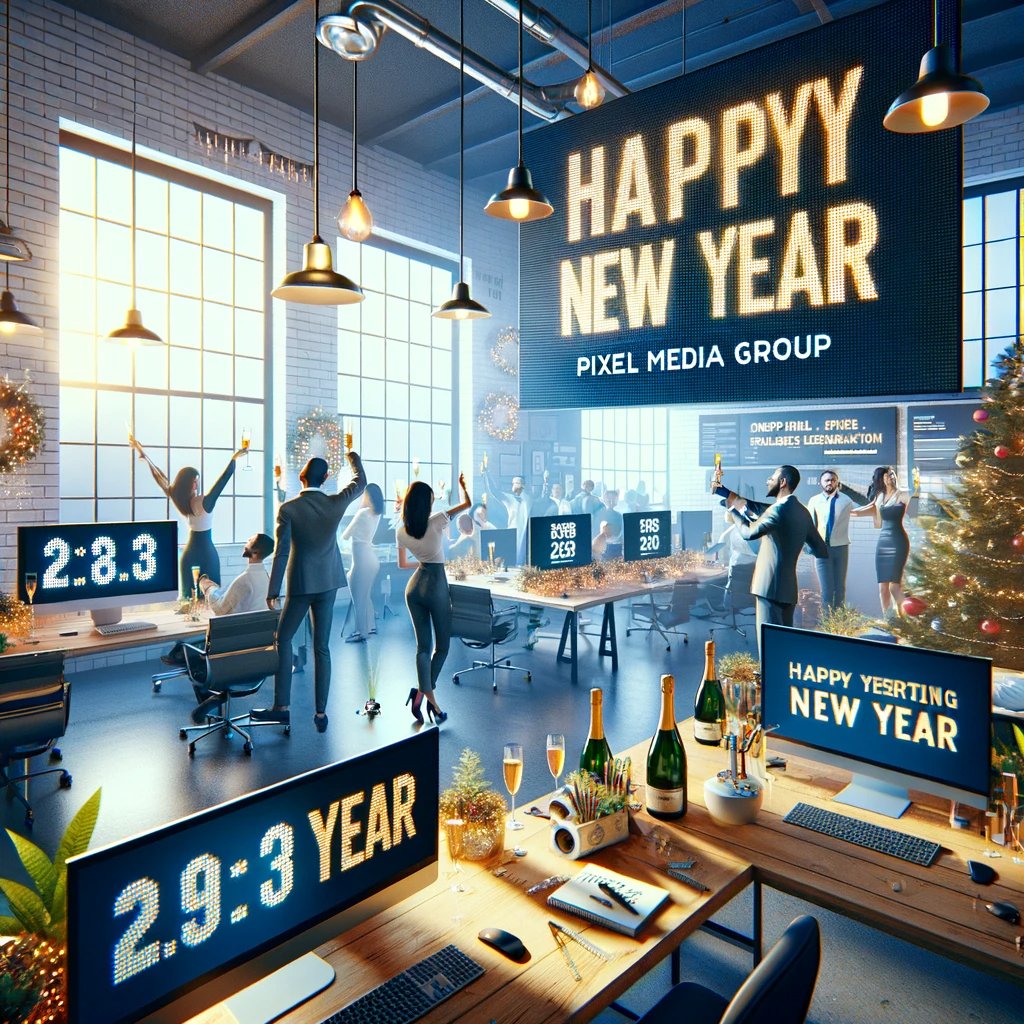 PixelMediaGrup's tweet photo. Pixel Media Group

Yeni yıl, yeni umutlar ve taze başlangıçlar demek. Pixel Media Group olarak dijital dünyanızı yenileme zamanının geldiğini düşünüyoruz. Yaratıcı çözümlerimizle 2024'ün parlak fırsatlarını keşfedin ve markanız için yeni bir sayfa açın!
#YeniYıl  #2024 https://t.co/VM2Pb34ZJS