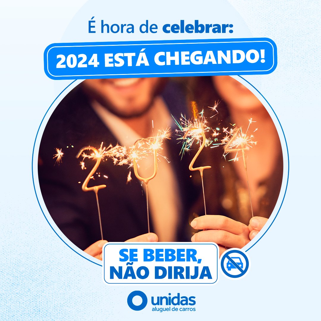 🎆🥂Desejamos a todos os nossos amigos, familiares e seguidores um 2024 incrível e cheio de conquistas. 🎆🥂

Lembrando sempre que a celebração deve ser regada de amor, mas também de responsabilidade. 💙🍾 Então se for beber, escolha não dirigir.