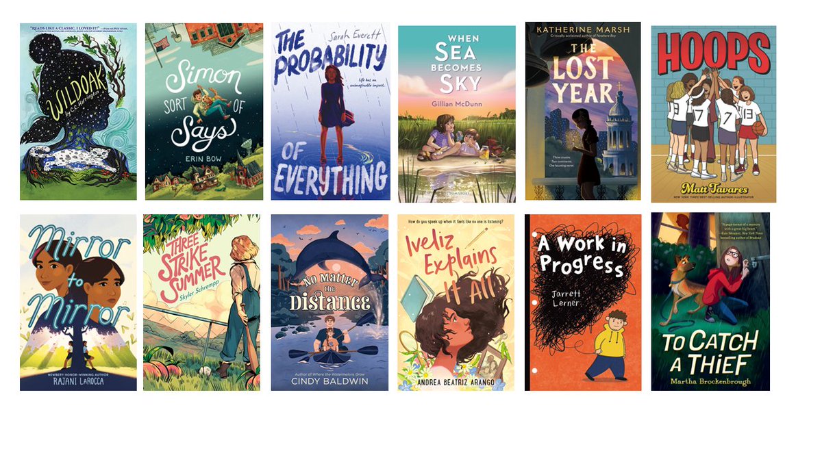 Ten of my favorite #mglit reads of 2023 @SkylerSchrempp @beingcindy @rajanilarocca @gillianmcdunn @Jarrett_Lerner @erinbowbooks @MarshKatherine @mbrockenbrough Sarah Everett, Andrea Beatriz Arango, C.C. Harrington