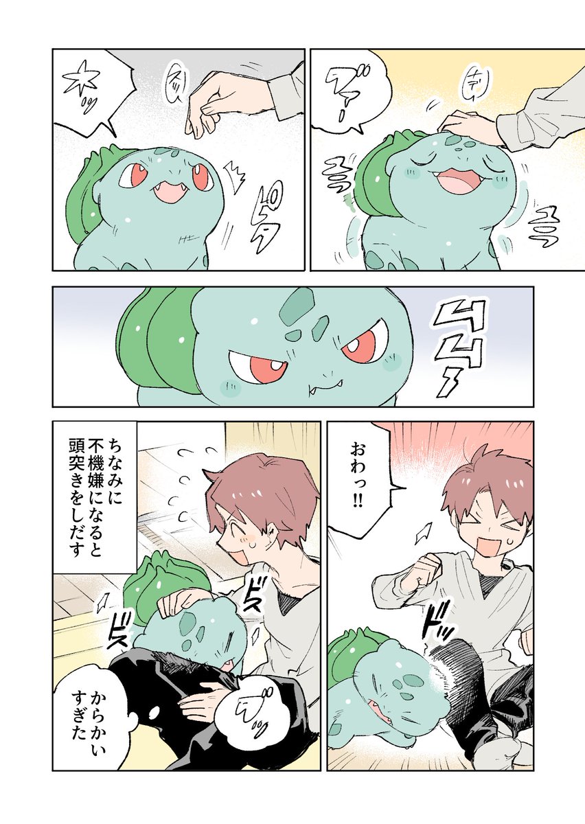 赤ちゃんフシギダネの漫画