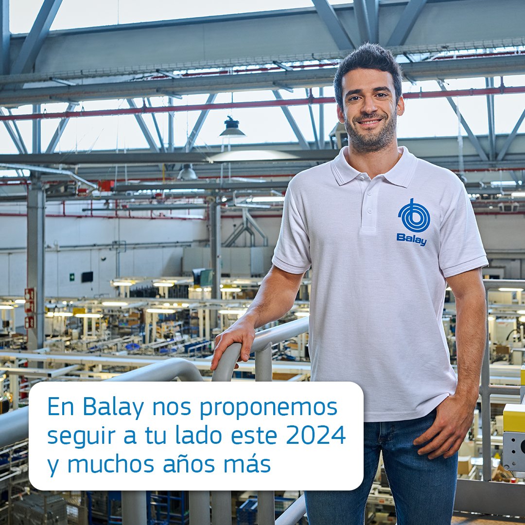 Como un amigo sabe cómo ayudarte a cumplir tus propósitos de año nuevo… ¡Hoy brindamos por pasar un año más a tu lado! 🥂 ​  ​Tus amigos de Balay te desean un feliz #2024 💙