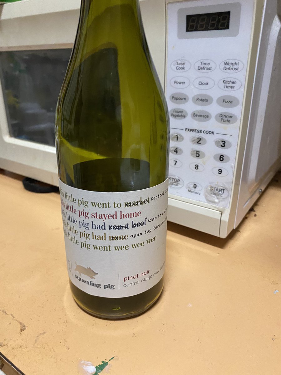 CorruptNSW's tweet photo. Great drop of Pinot Noir from #NewZealand #SquealingPig #CentralOtago
Night All #NYE2024 #auspol
๐ท๐ท๐ท๐ท๐ท๐ท๐ด๐ด๐ด https://t.co/DUsuLdp0M4