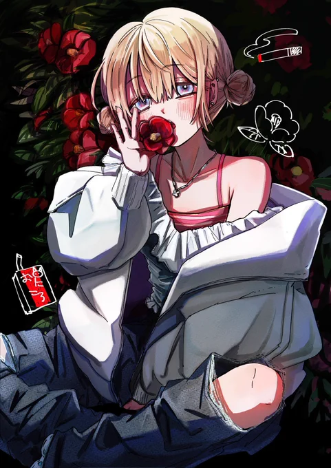 今年もありがとうございました!!来年もよろしくお願いします来年はもっといっぱい漫画描きたいです。読み切りももっと描きたいし連載とかしたい!!!!!これは全然関係ない女の子の絵です。 