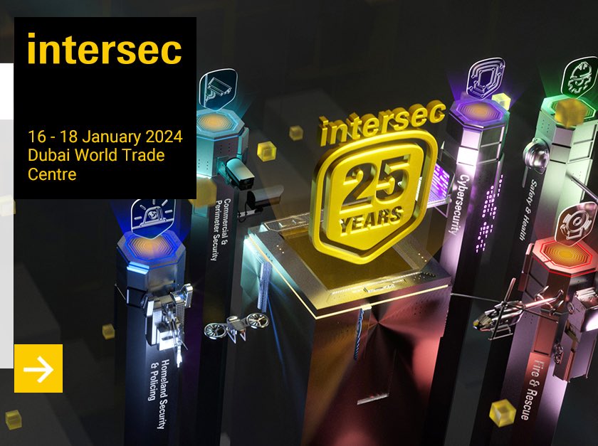 Alghamdiadel's tweet image. للمهتمين بانظمة الامن والسلامه.
معرض #intersec في #دبي الشهر القادم