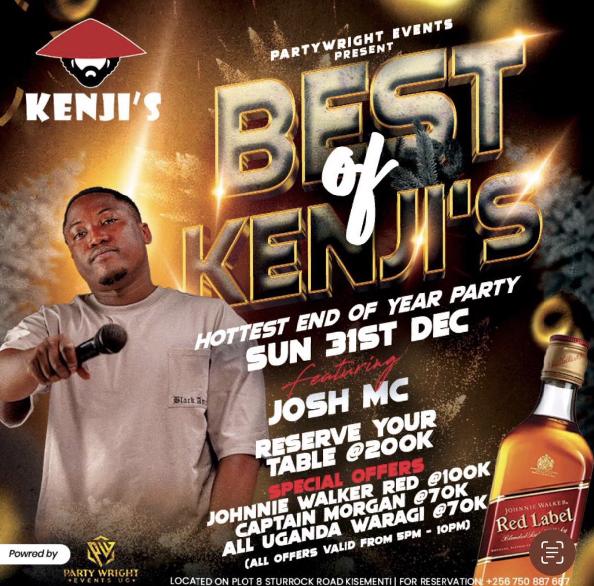 Tonite we inn for #BestOfKenji’s lots of performances from your favorite djz, mcees and artists  @kenjismojo 
Come have a great time as we usher in 2024 
@deejaybugy @Deejay_Mas_256 and your host @JozeyPinkie @mcjosh