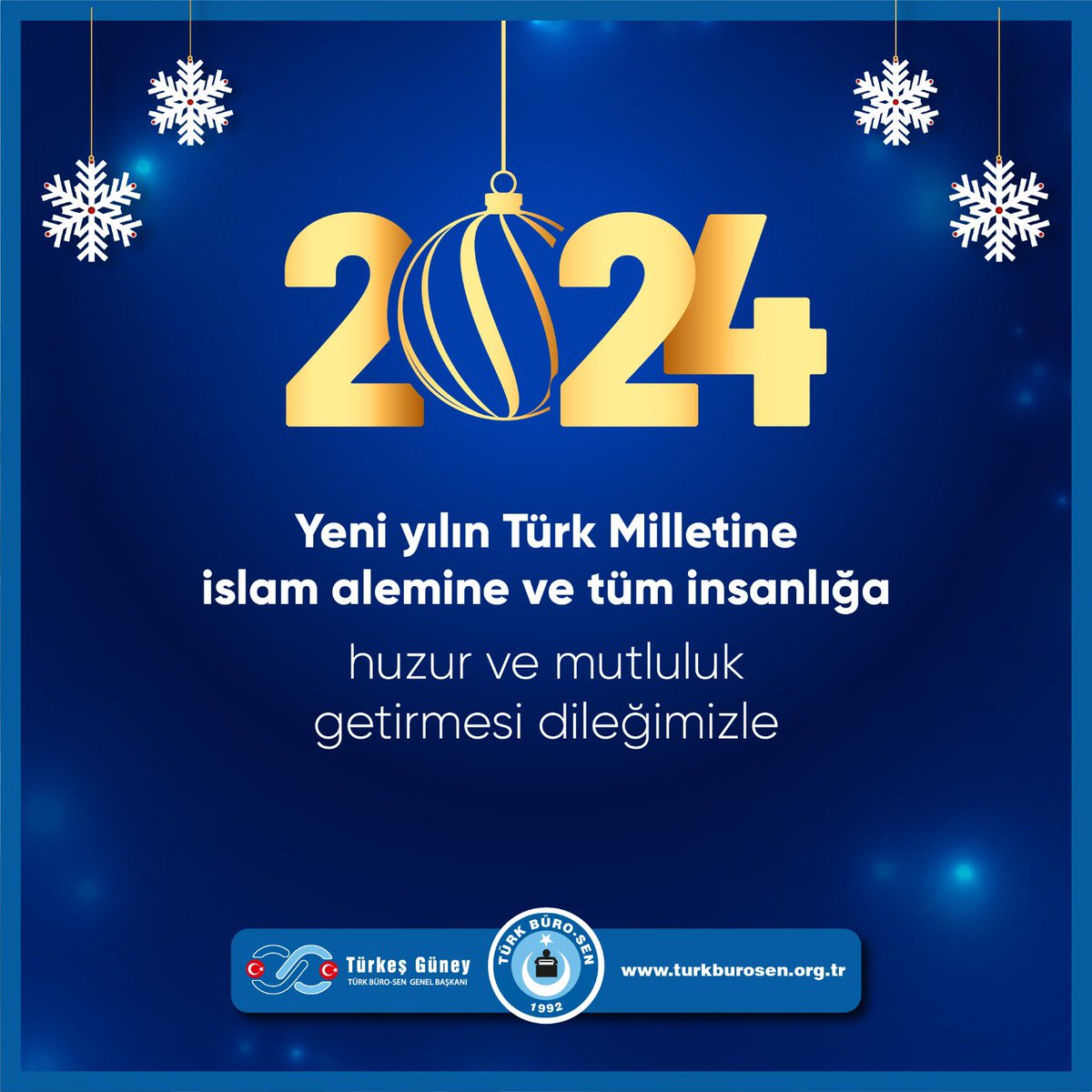 Yeni yılın sağlık ve esenlikler getirmesini temenni ederiz.