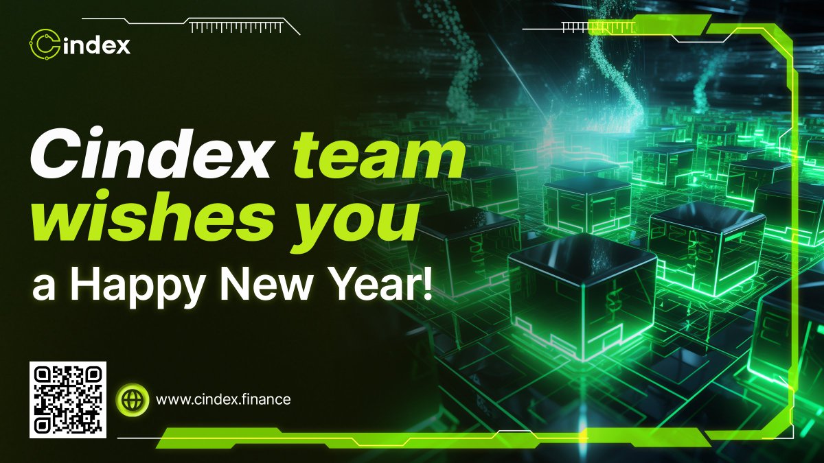 Cindexfinance's tweet image. 🎉🚀 Happy New Year to our amazing #Cindex community!🌟

As we step into 2024, we want to express our gratitude for your unwavering support. 🙌

May this year be filled with prosperity, success, and exciting opportunities for all of you. 🚀💰

#HappyNewYear2024 #Crypto