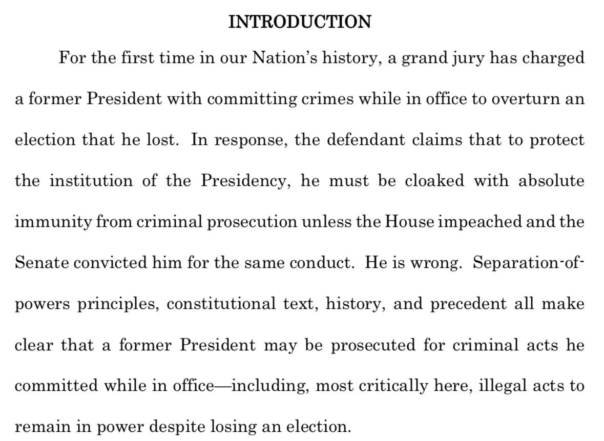Special Counsel’s opening paragraph is easy to understand 

#TrumpLied