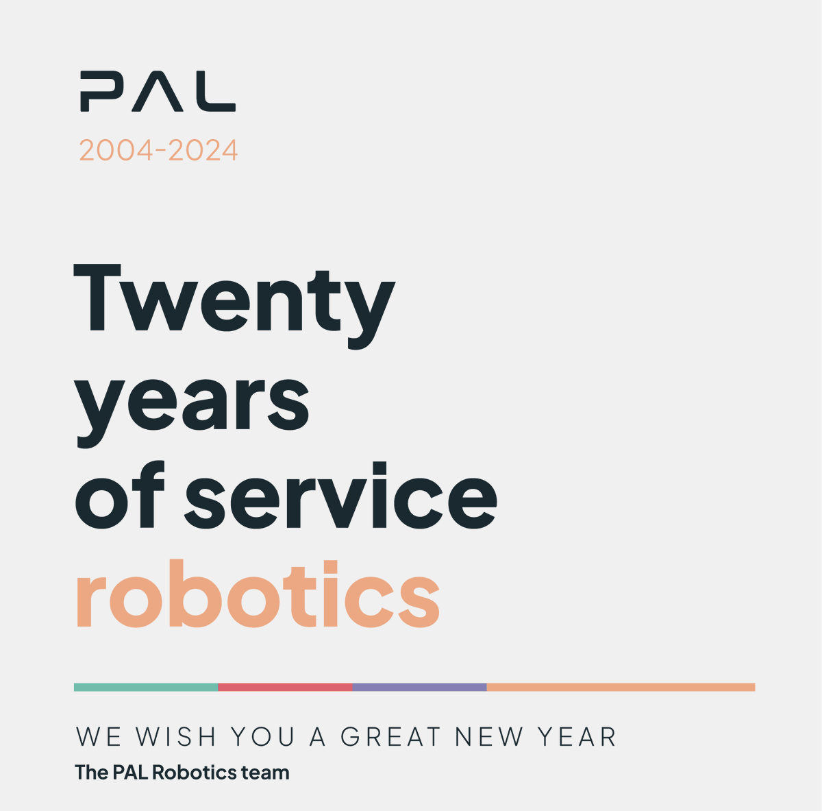 Wishing you a New Year filled with prosperity and innovation. 🎆
Thank you for being part of our journey in 2023. 🫂
As we step into 2024, we celebrate 20 years of pioneering service robotics, and we are excited to do so with you. 🥂
#HappyNewYear2024