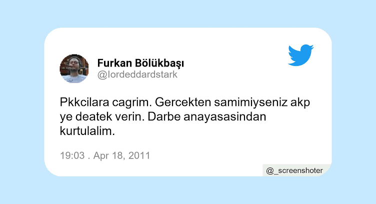 Pkk'ya çağrı yapıp Akpye destek isteyen Furkan Bölükbaşı tutuklansın!