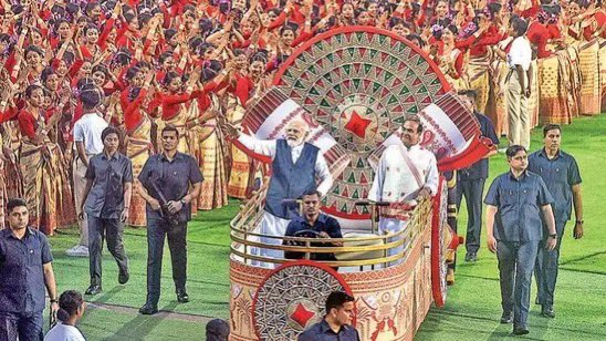 CMOfficeAssam's tweet image. 2023 was an iconic year for peace and progress in Assam. 

Memorable images of visits by eminent leaders. 

A Thread

1/5