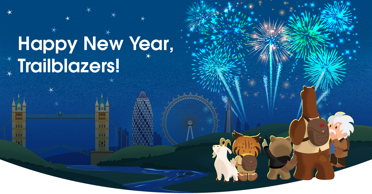Happy New Year, Trailblazers! 🥳 We're heading into 2024 filled with gratitude for our amazing community. Here's to you all! 💙