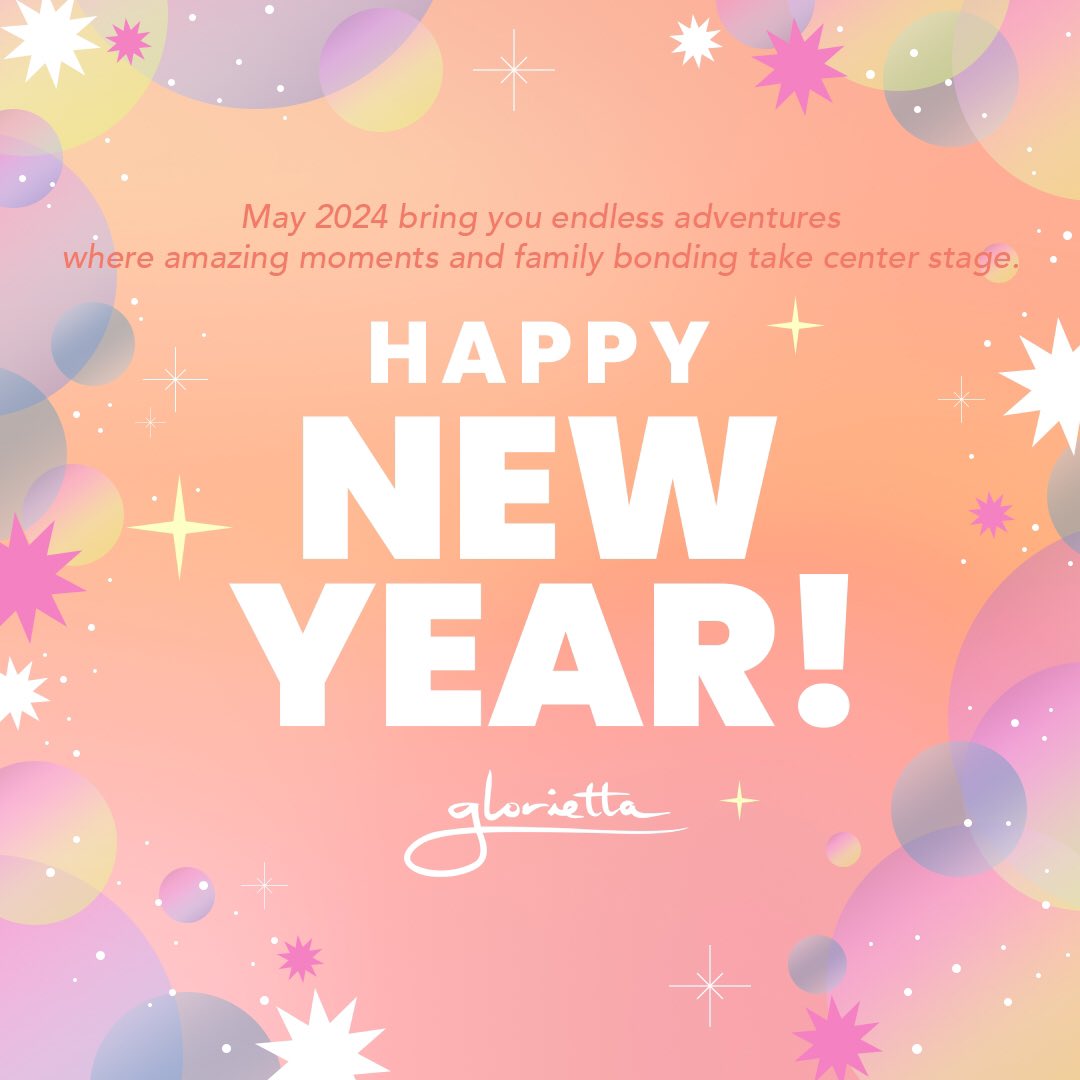 Cheers to a dazzling New Year #HereAtGlorietta—your gateway to a world of excitement, style, and family fun! 🎉🌈🥰🎆