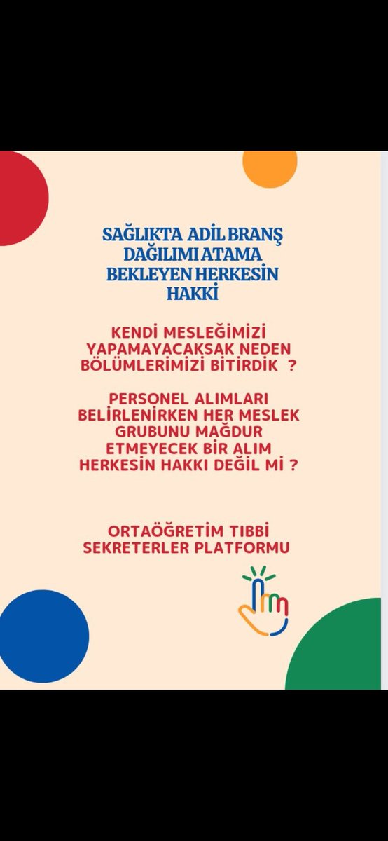 kezbanadana's tweet photo. @drfahrettinkoca Yıl bitti hala atama bekleyen binlerce sağlıkçınin ataması hala  gerçekleşmedi.
Verilen sözler unutuldumu yoksa?
ORTAÖĞRETİM TIBBİ SEKRETERLER PLATFORMU https://t.co/twmjOluCV0