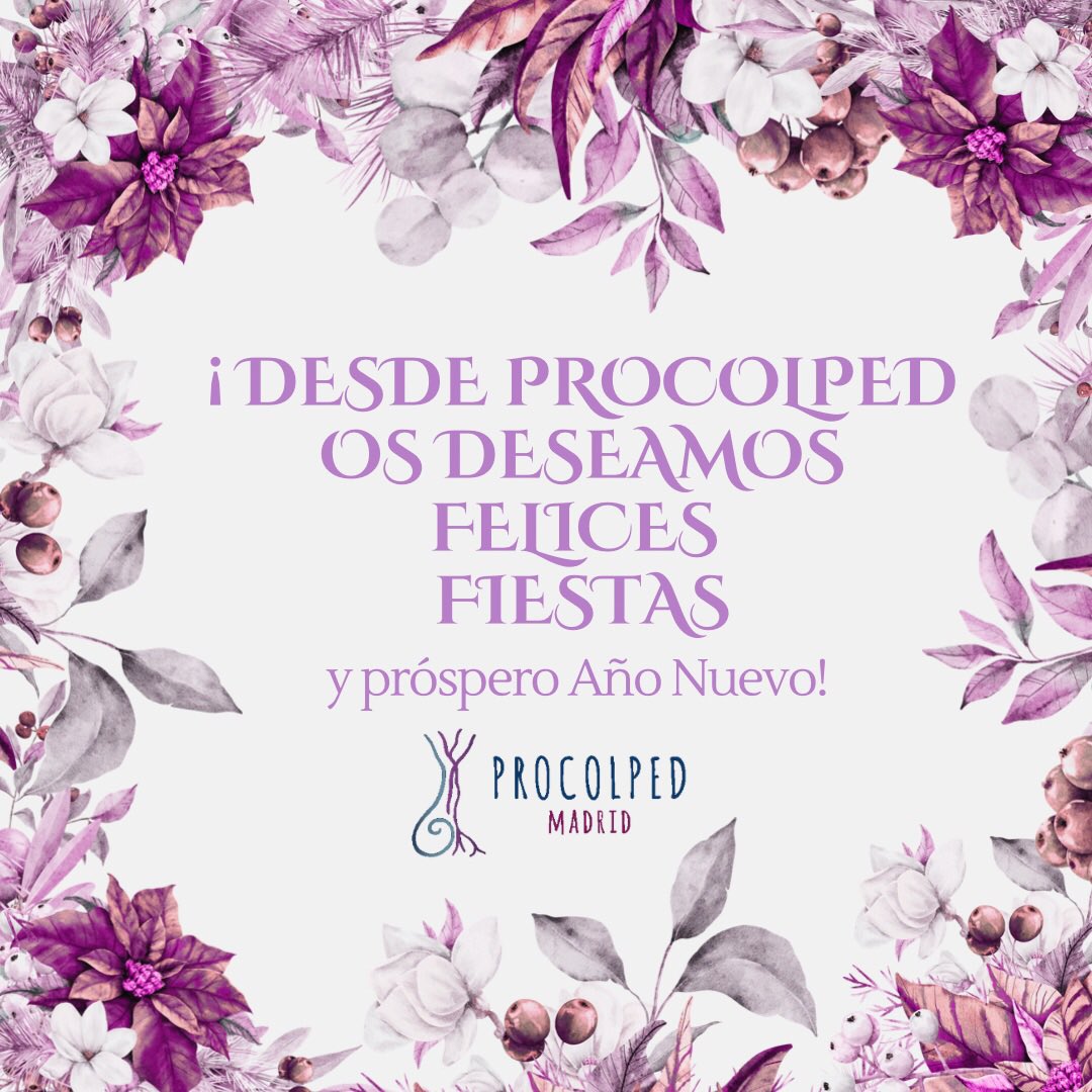 Desde Procolped os deseamos la mejor salida y entrada de año…
Por un 2024 lleno de Pedagogía 🥂