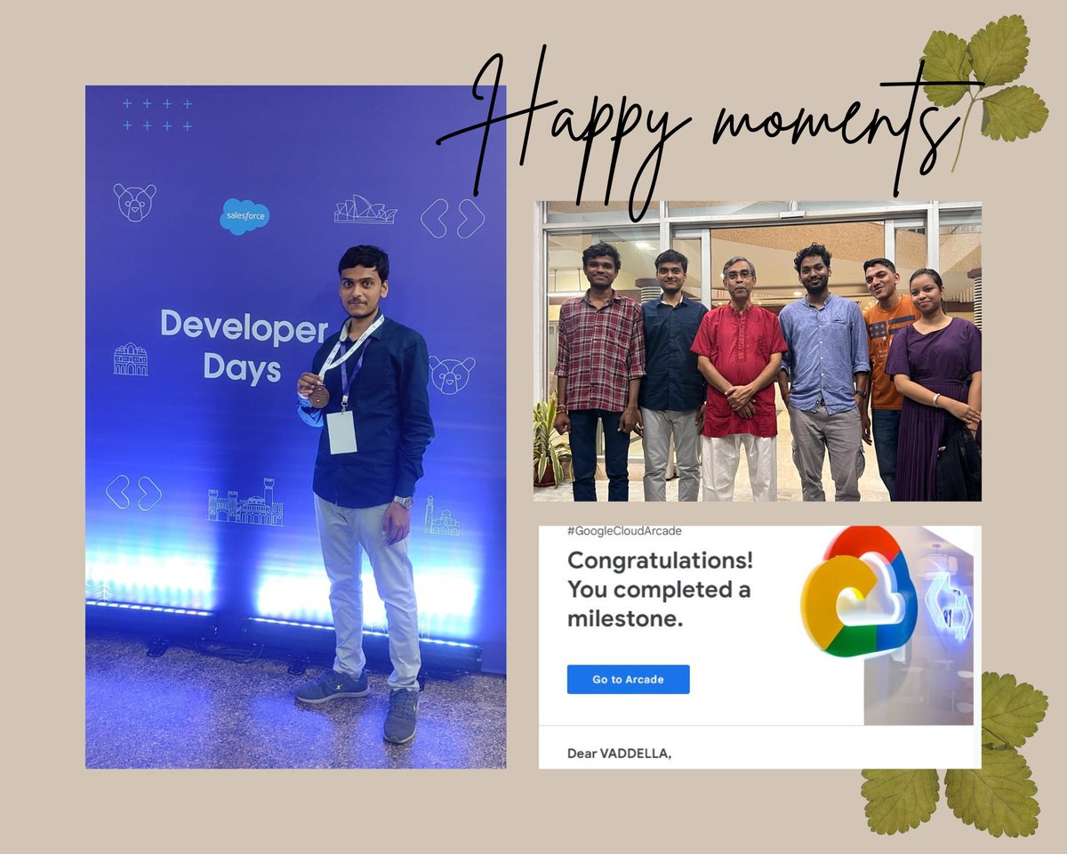 mohanvaddella's tweet image. Reflecting on 2023, my journey was a rollercoaster of achievements; contributing to groundbreaking research at IIT Kharagpur, and excelling in workshops like #journey2salesforce. Despite setbacks, I embrace the lessons, thanking friends for their support. Moving into the new year