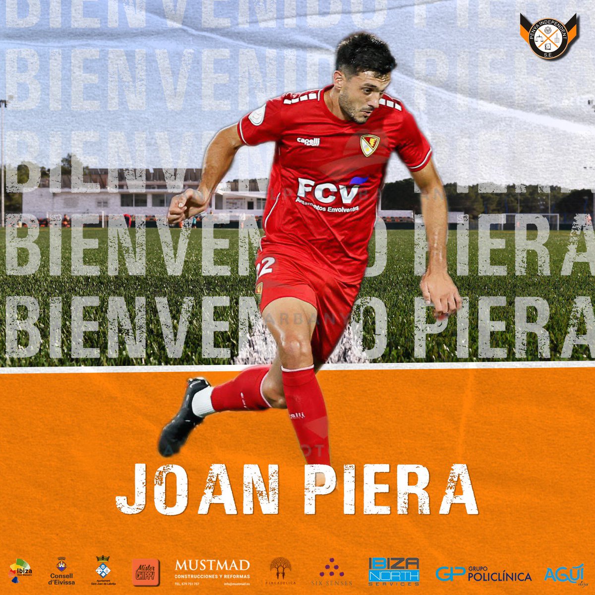 SE_Pindependent's tweet photo. 📢COMUNICADO OFICIAL ⚫️🟠

La SE Penya Independent ha llegado a un acuerdo para la incorporación del delantero Joan Piera para esta temporada 2023/24. 

¡Desde el club le damos la bienvenida! 🖤🧡

#amuntPenya #forçaPenya https://t.co/SsGt601mVK