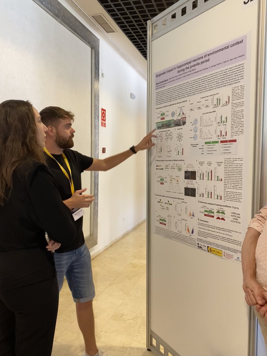 We also attended the @EMBO Workshop held in Alicante. Dr. Ángel Barco presented some of our projects while several members of the team shared their work in the poster session! #barcowrapped