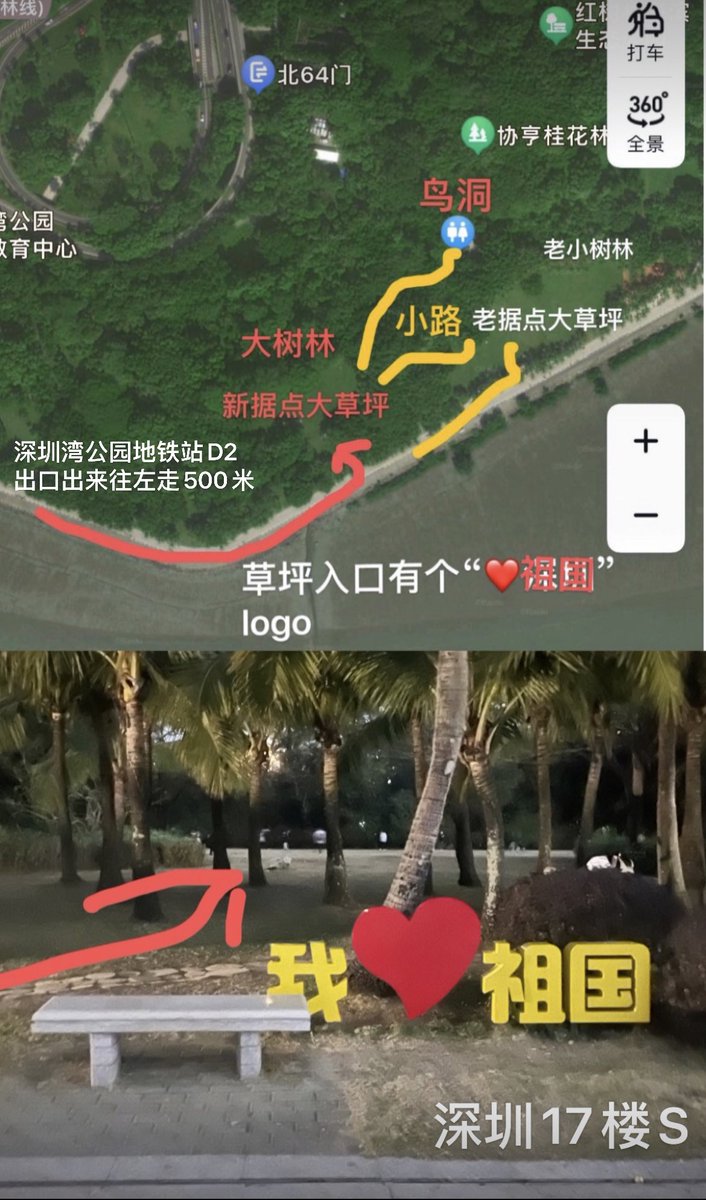 深圳湾公园据点最新路线图