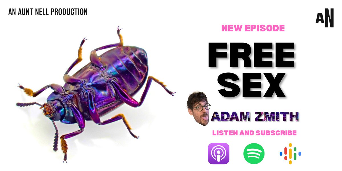 Have you heard FREE SEX? It's my weekly podcast asking: what's stopping us from having the sex we want? New episode TOMORROW + every Monday! Listen links: linktr.ee/auntnell @AuntNell_