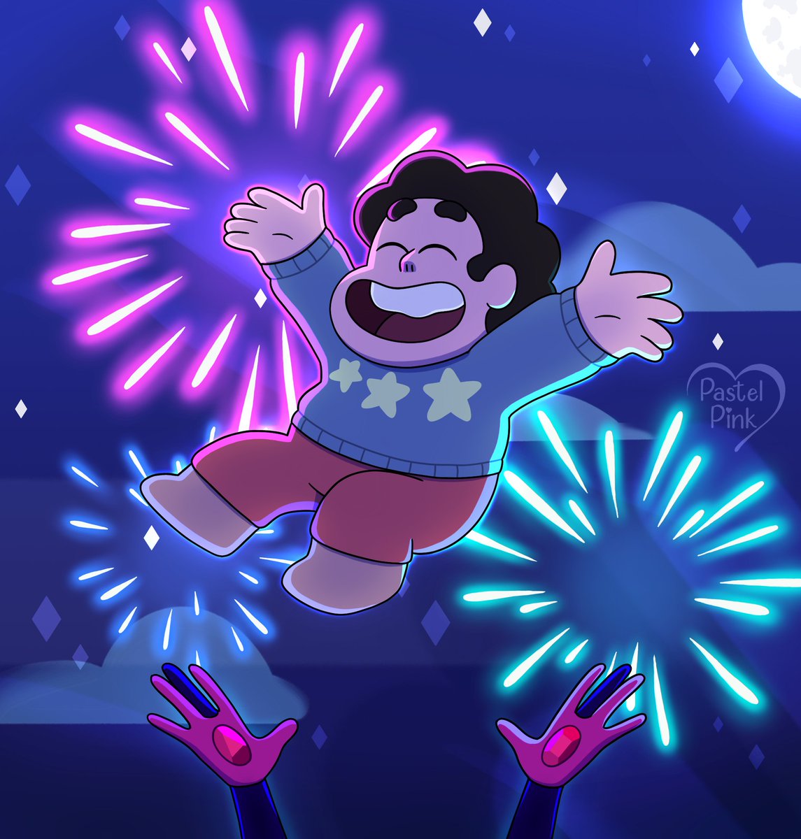 Happy New Year, all the way from Australia! (And from Steven & the Gems) 🎉 #NewyearsEve #Stevenuniverse #NYE2023 #Fanart