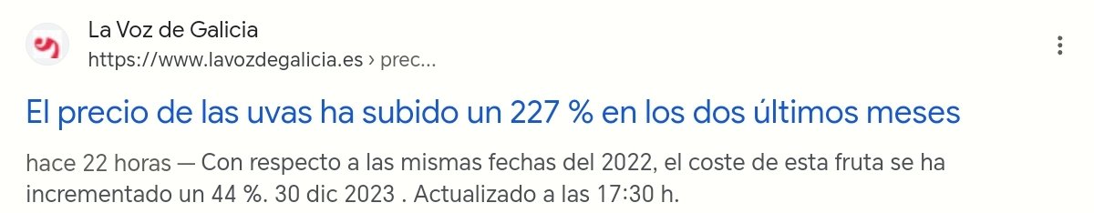 BettyRepublica's tweet photo. Si en vez de exceso de uva hubiese habido exceso de producción de naranjas, hoy estaríamos celebrando la #Nochevieja con "gajos de naranjas. ¿Hasta donde vamos a llegar en esta sociedad consumista? Deberíamos hacernoslos mirar.
#consumismo #nochevieja2023 #campanadas https://t.co/N1iPCf4Por