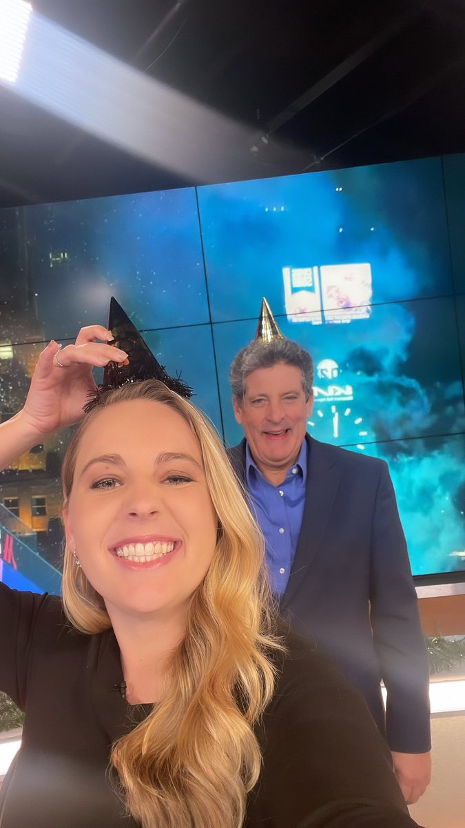 i ordered New Years Eve party hats for us to wear on air today…didn’t realize they’re childrens sized 🙃 oops! Join us till 9 am! <a href="/FOX61News/">FOX61</a>