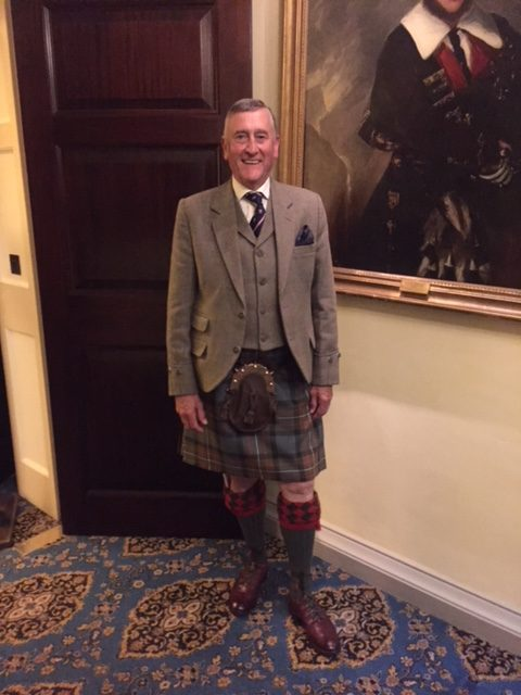 LochnagarBand's tweet photo. Congratulations to our caller Malcolm Ferris Lay who has just been honoured with an MBE for Charitable Service for children with disabilities and under privileged kids and as Trustee of the Tea Trade Benevolent Society and Scottish Tartan Authority! https://t.co/nEg0hJcZWU