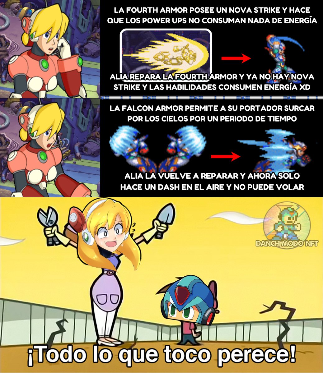 DanxhHunterX's tweet photo. ⏩Buenos días a todo el mundo, a iniciar con tweet mañanero, hoy último día de este año y a disfrutarlo como nunca y no pes gracias Alia, por siempre reparar bien las armaduras xD 😅. #MegaManXDive #megamanX #RockmanX #Rockman #Megamanfans https://t.co/T6J12SfC3R