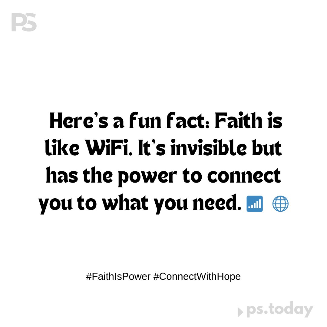 PremasisSatman's tweet photo. Faith is like WiFi. It's invisible but has the power to connect you to what you need. 📶 #FaithIsPower #ConnectWithHope #follow @PremasisSatman #Repost 🌐 https://t.co/YjrLL8f5Y2