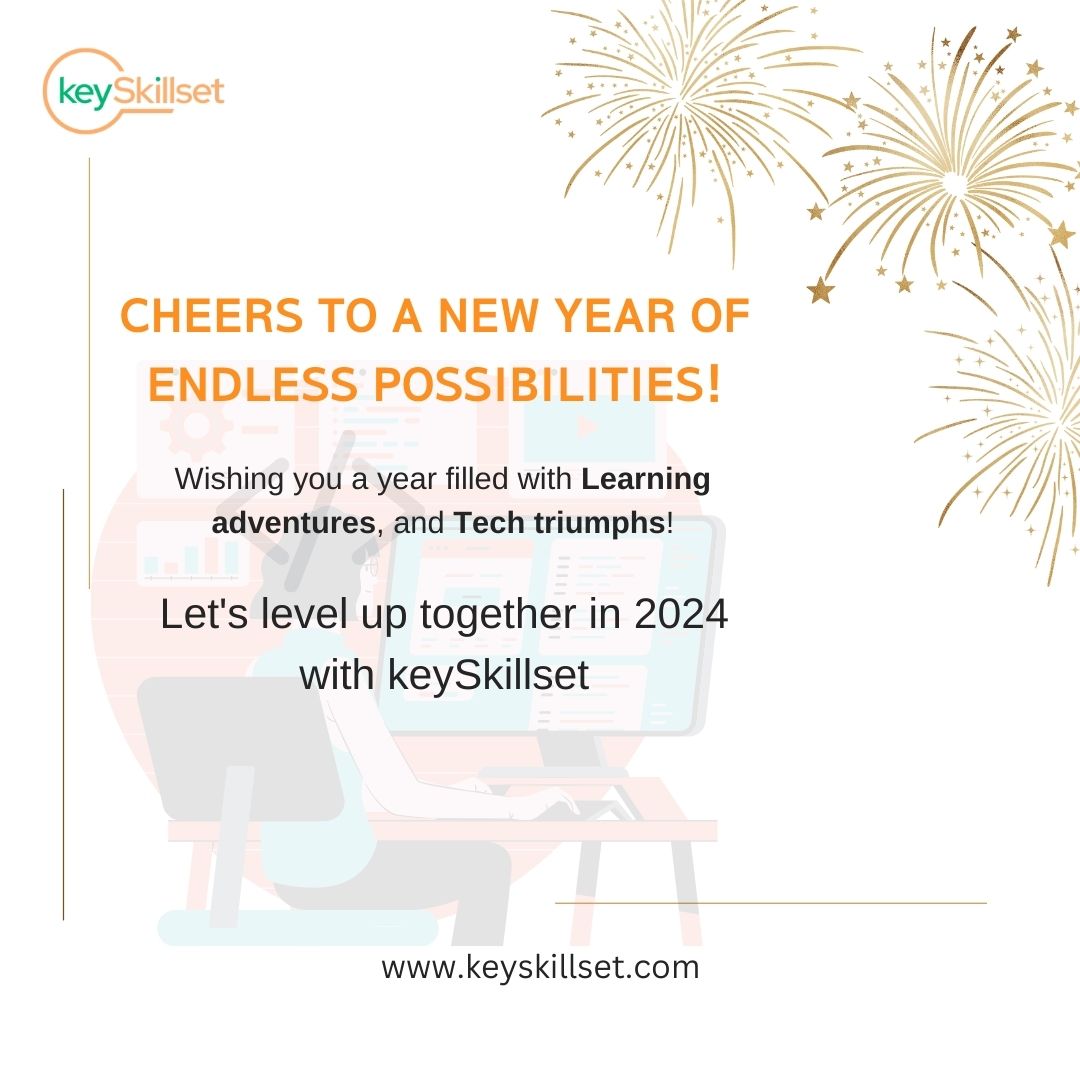 keyskillset's tweet image. "🥂✨ Cheers to a New Year of endless possibilities! 🌟🎓🔑
Check out the website now: keyskillset.com
#NewYearCheers #CodingVictories #LearningAdventures #TechTriumphs #LevelUp2024 #KeySkillset #CodingJourney #TechGoals #NewYearSuccess #CodeWithPassion #TechAdventure