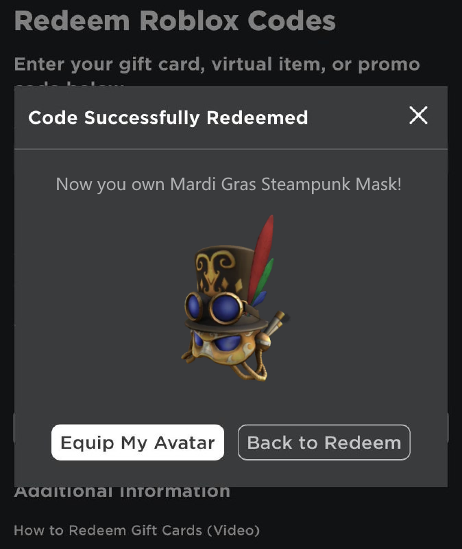 VadimLeaf's tweet image. x4 Mardi Gras Steampunk Mask Giveaway!🎉
To Enter!
♾ Follow (@Vadim_Leaf)
✅ Follow Roblox
(roblox.com/users/13999119………)
❤️🔥Follow Youtube (youtube.com/channel/UCPoCd……)
❤️ Like (and) 📷 Retweet
💬 Comment ("Done!")
⏰ Giveaway Ends in 3 days!
#Roblox #RobloxCode #RobloxFree