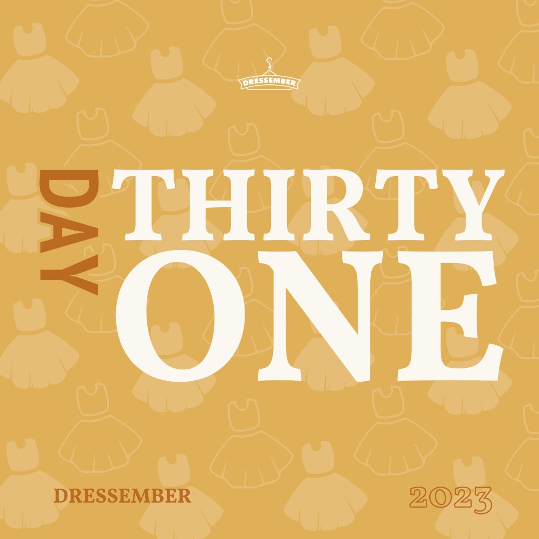 Tell a friend: it's December 31 (A.K.A. Match Day, and THE LAST DAY of our #DressemberStyleChallenge) Thank you for coming along on this journey, and remember that tomorrow marks the beginning of Human Trafficking Awareness Month! Visit dressember.org/donate to donate today.