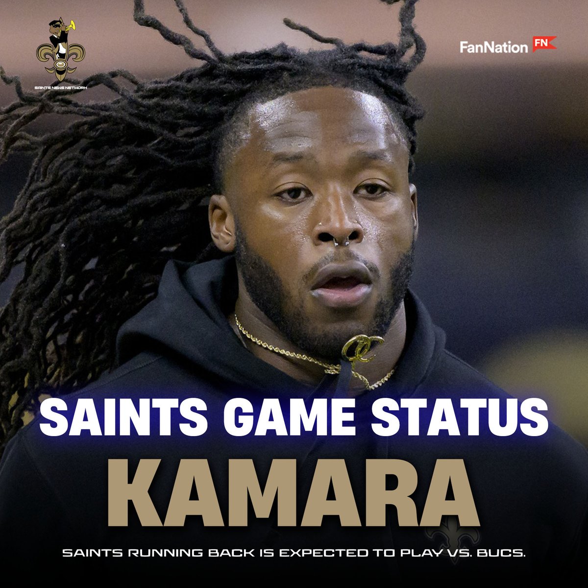 🚨⚕️Alvin Kamara's game status update for Week 17's clash with the Bucs! #Saints | #NFL | @SaintsNews | #Kamara ⚜️ sqr.link/kamara-status-… 🏈